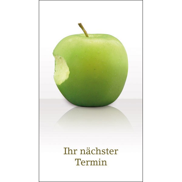 Apfel (Termin-Klappkarte)