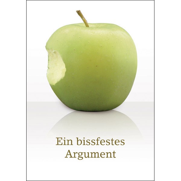 Apfel "Ein bissfestes Argument"-S6 Geburtstag
