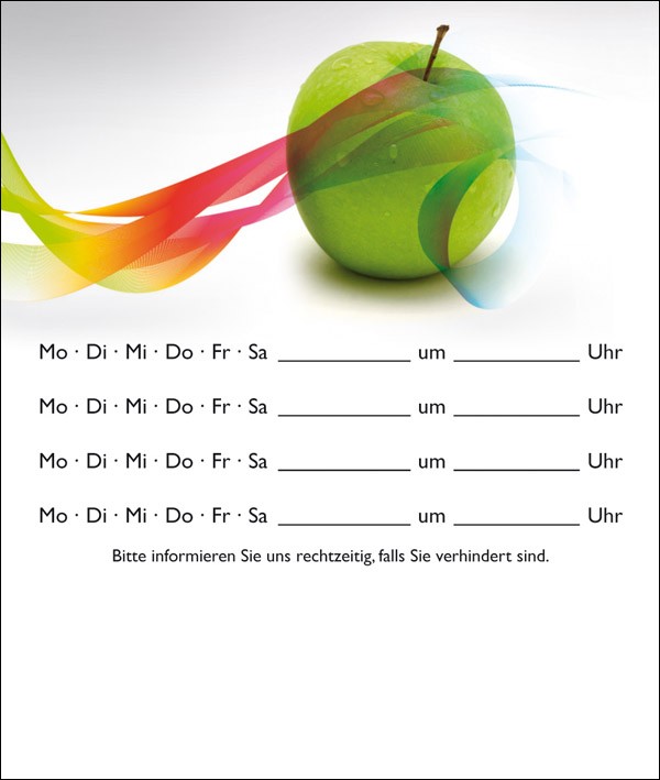 Apfel mit Band