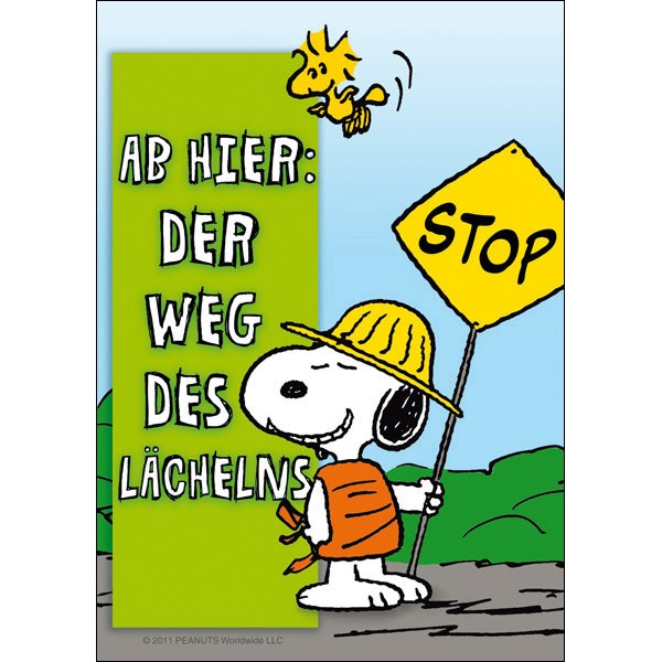 Ab hier: Der Weg ...