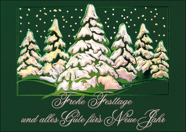 Frohe Festtage und alles Gute