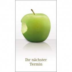 Apfel (Termin-Klappkarte)