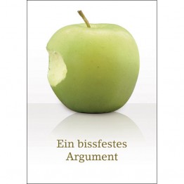 Apfel "Ein bissfestes Argument"