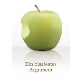 Apfel "Ein bissfestes Argument"