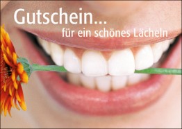 Set Gutschein Mund mit Blume