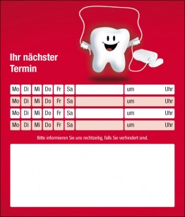 Denti mit Zahnseide