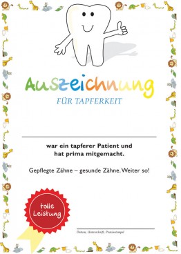 Auszeichnung für Tapferkeit