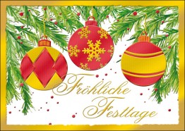 Fröhliche Festtage