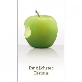 Apfel (Termin-Klappkarte)