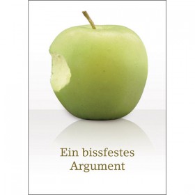 Apfel "Ein bissfestes Argument"